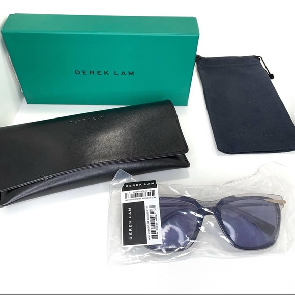 Derek Lam Vivien Ink Sunglasses Navy Blue Glasses main image 4